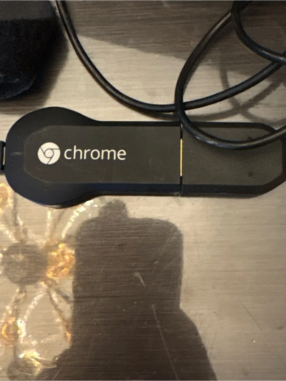 google Black Chromecast HDMI Streaming Stick with Power Adapter